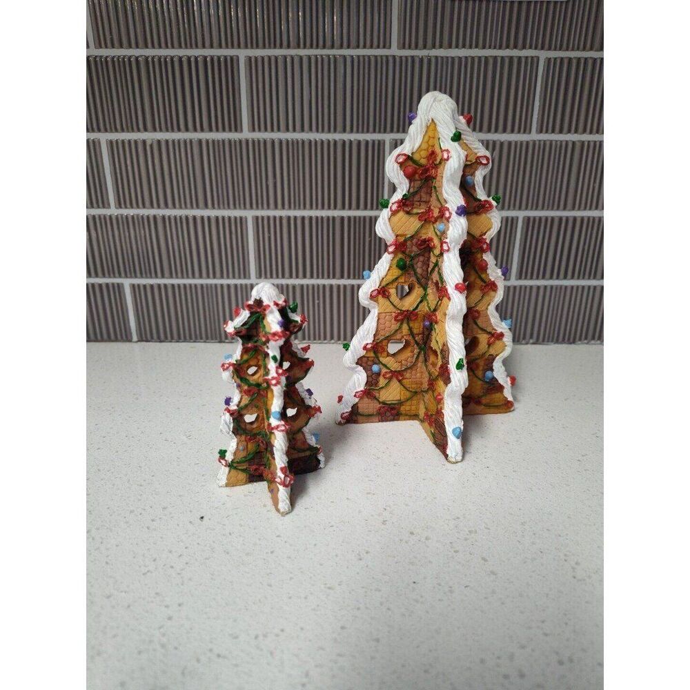 House of Lloyd Christmas Around The World Gingerbread Village 2 Christmas Trees